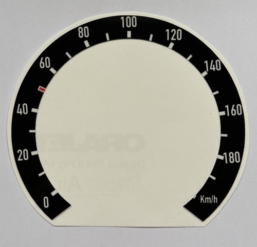 102 tacho aufkleber - km/h,